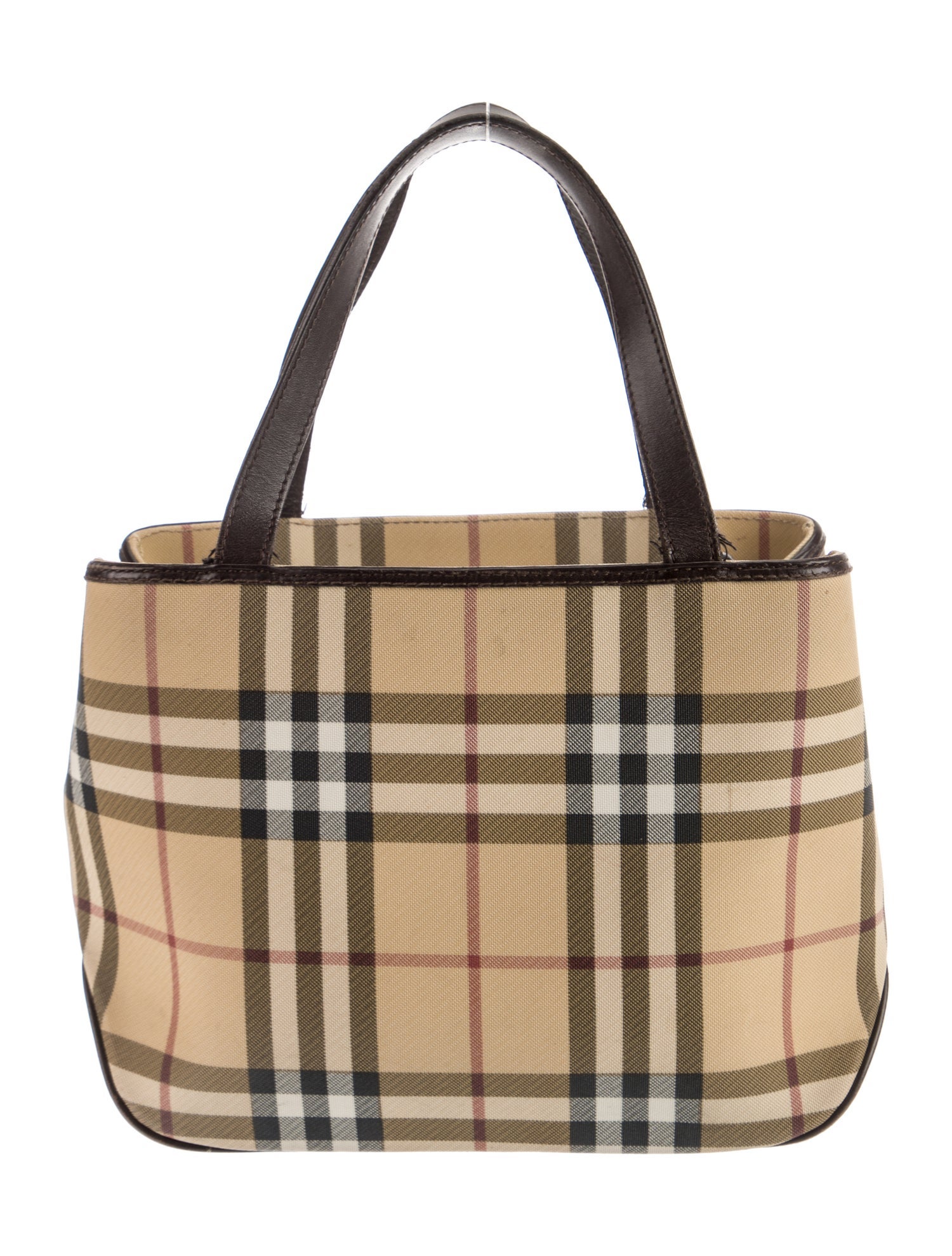 Burberry Nova Check Top Handle Bag